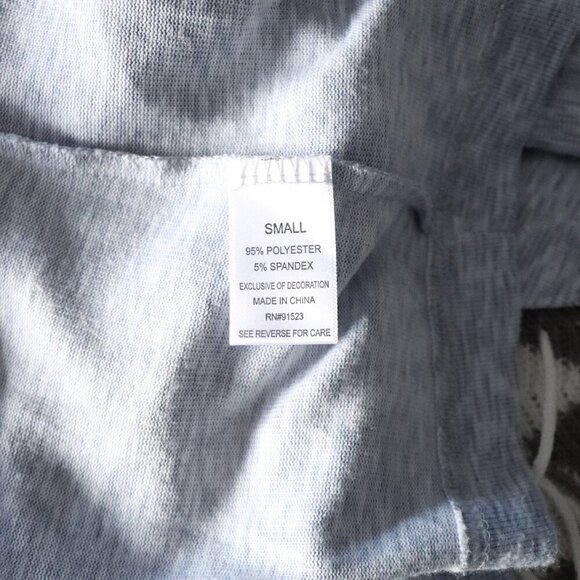 Ande Women's Small Grey Soft Casual Belted Collared Long Sleeve Cardigan Robe - Picture 11 of 12